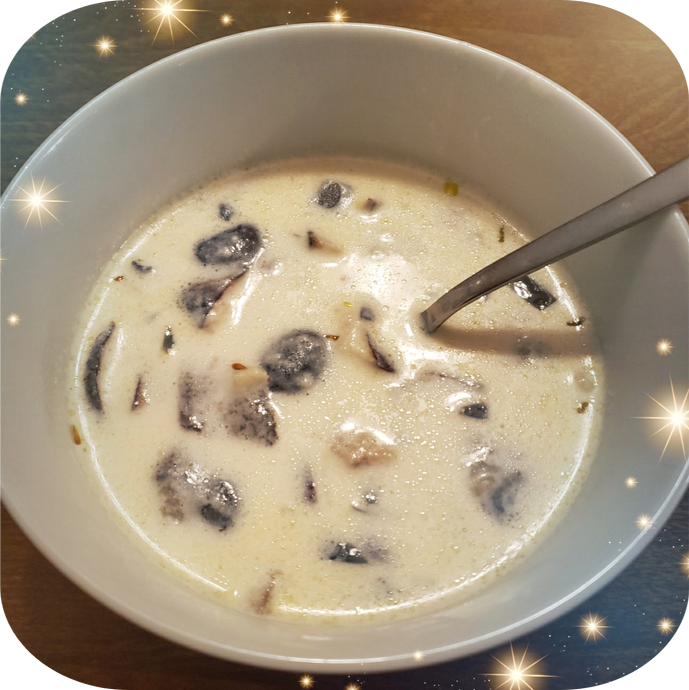 Shiitake Mushroom Cream Soup (So Good!)