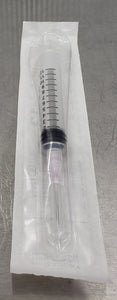 Sterile Disposable Syringe with Needle (12 cc, Luer Lock, Sterile, 1 inch, 18 gague needle)